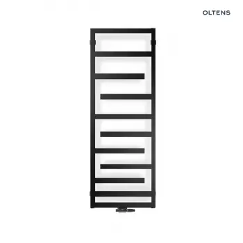 Oltens Flamma grzejnik łazienkowy 139x50 czarny mat 55016300 + KOD RABATOWY + Wysyłka 0zł